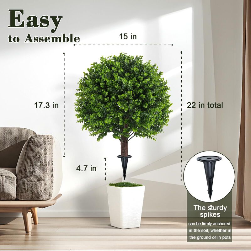 &Aacute;rbol Artificial Chillchard 56 cm Resistente A ... image number null