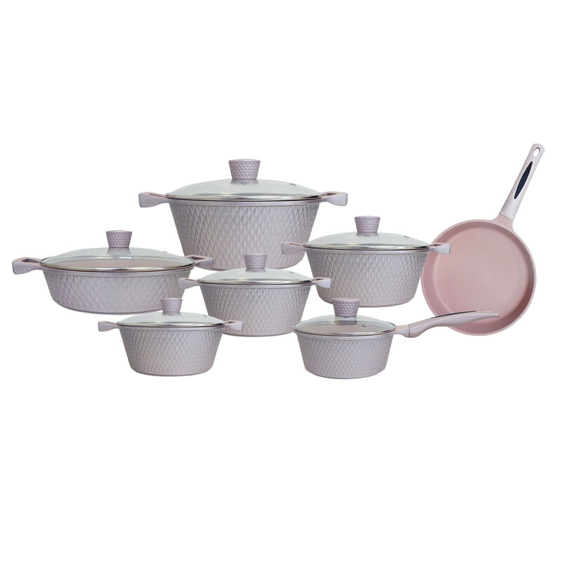 Bater&iacute;a Harraz cookware Rosa set13 piezas image number null