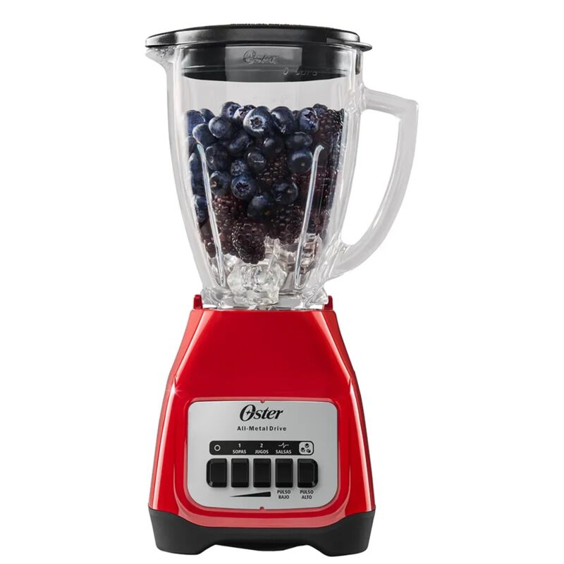 Licuadora Oster Blstkag Rpb Vaso Vidrio 2 Vel +... image number null