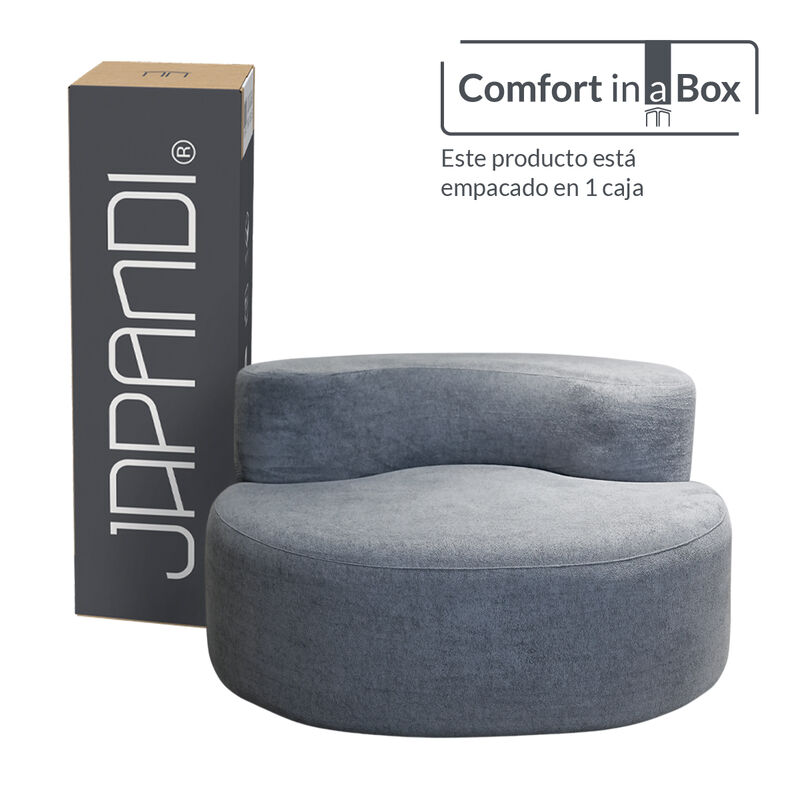 Sill&oacute;n Espuma Alta densidad ASA Light Grey 1 pl... image number null