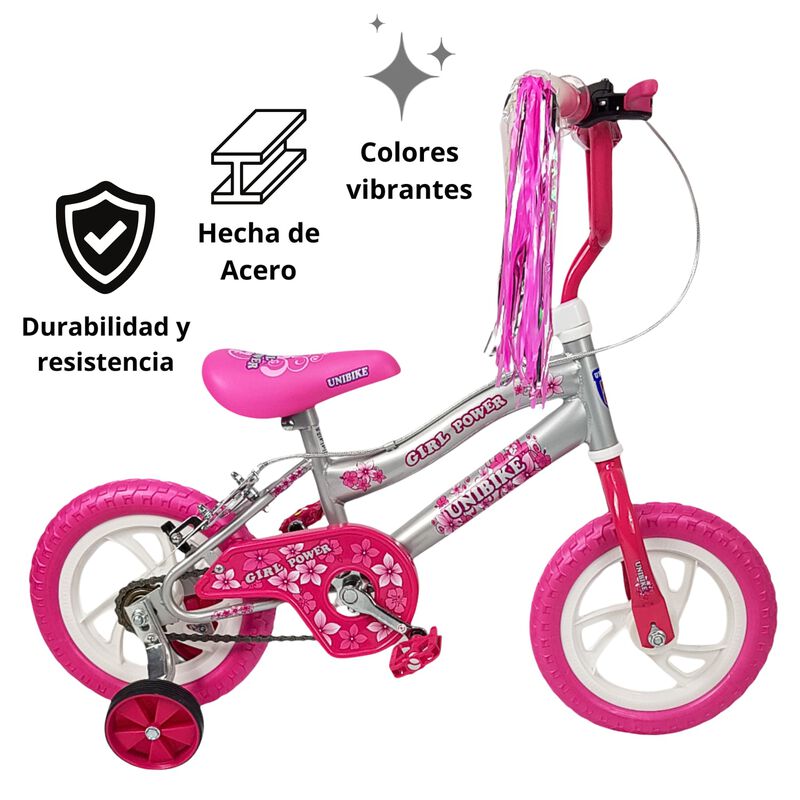 Bicicleta Infantil Rodada 12 Con Ruedas De Entr... image number null
