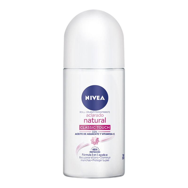 Nivea Deo Mujer Aclar Nat Roll On 50ml . image number null