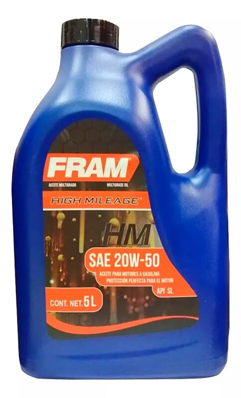 Aceite Mineral Fram 20w 50 Sl 5l image number null
