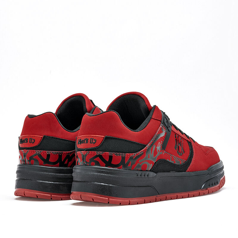 What'S U? Tenis urbano para hombre. Rojo negro image number null