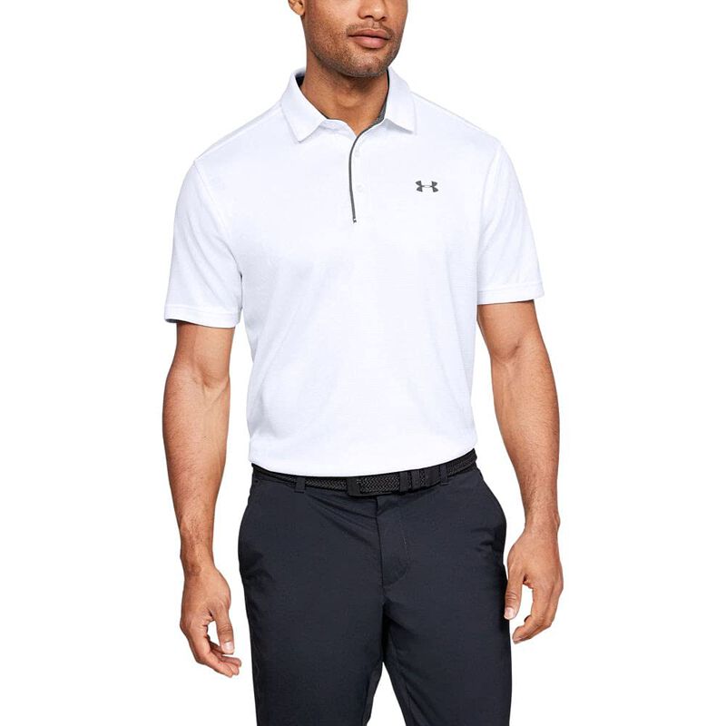 Polo Under Armour Ua Tech Para Hombre Blanco Ta... image number null