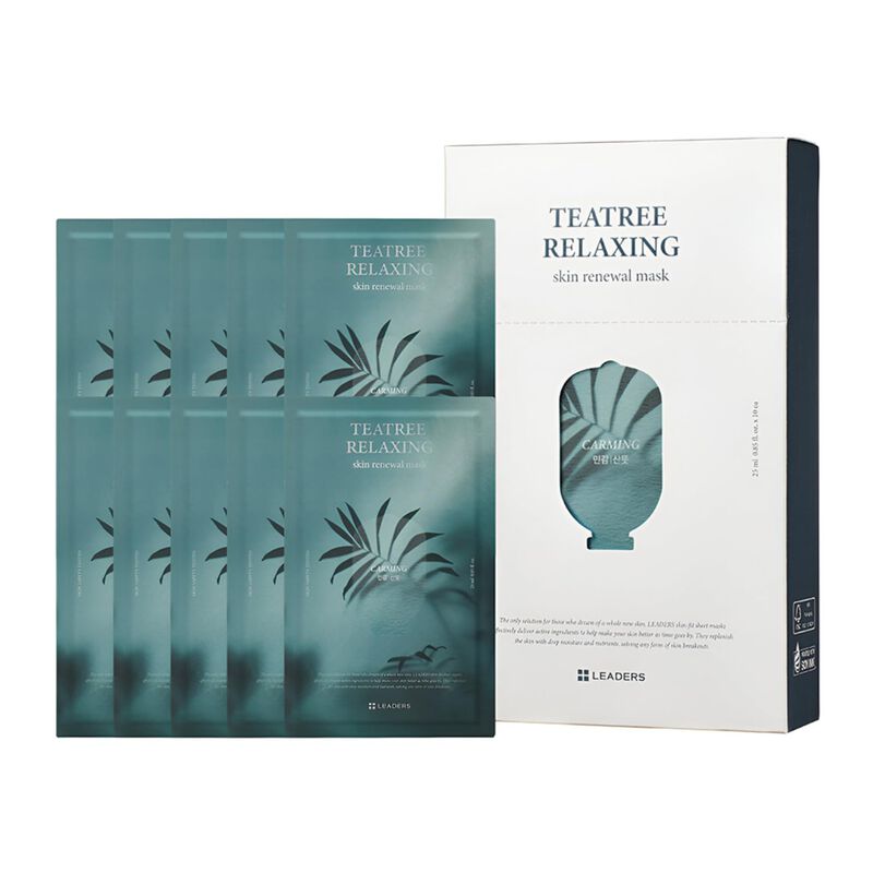 Mascarilla Facial Leaders Teatree Relaxing - 10... image number null