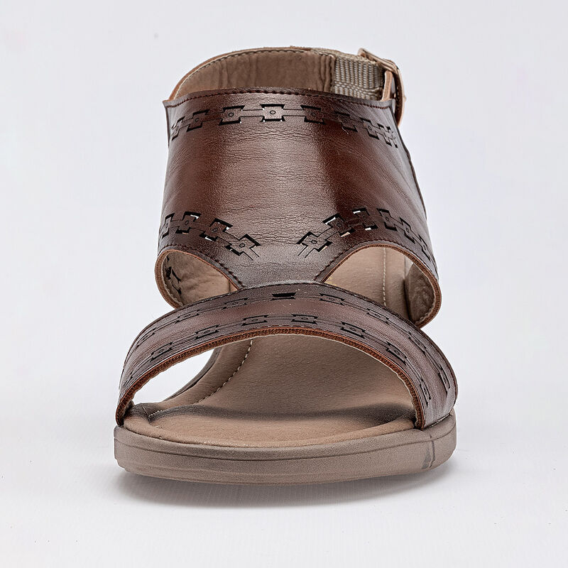 Tristanni shoes sandalia cu&ntilde;a para mujer caf&eacute; c... image number null