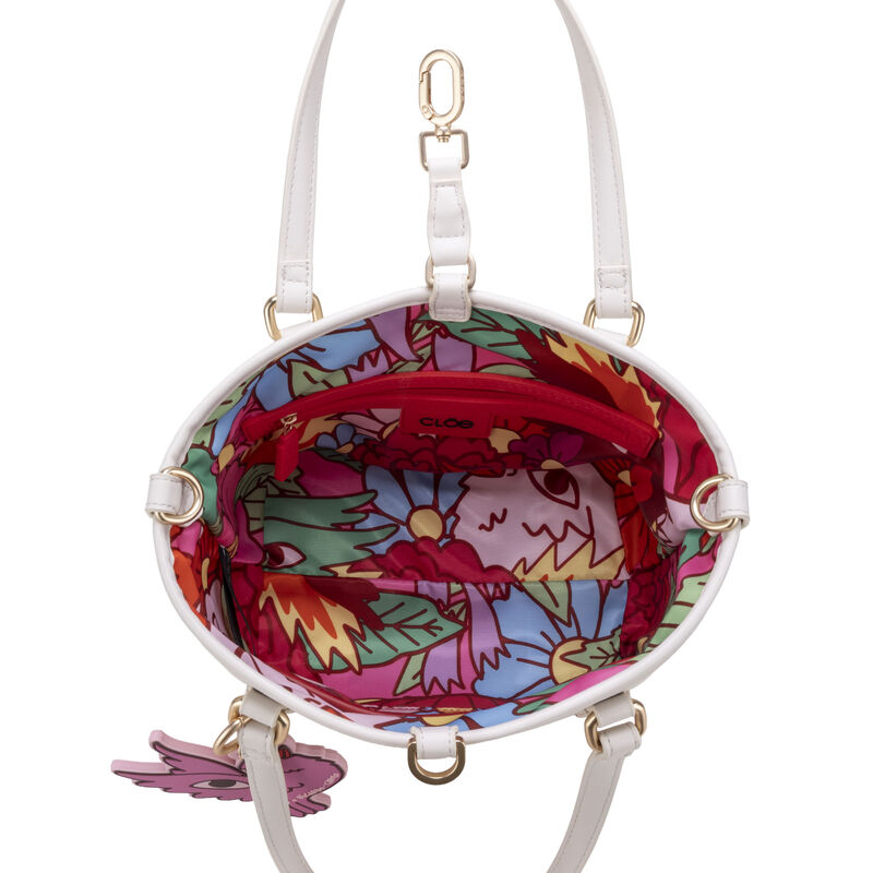Bolsa Por Ricardo Cavolo Tote Chica Color Blanc... image number null