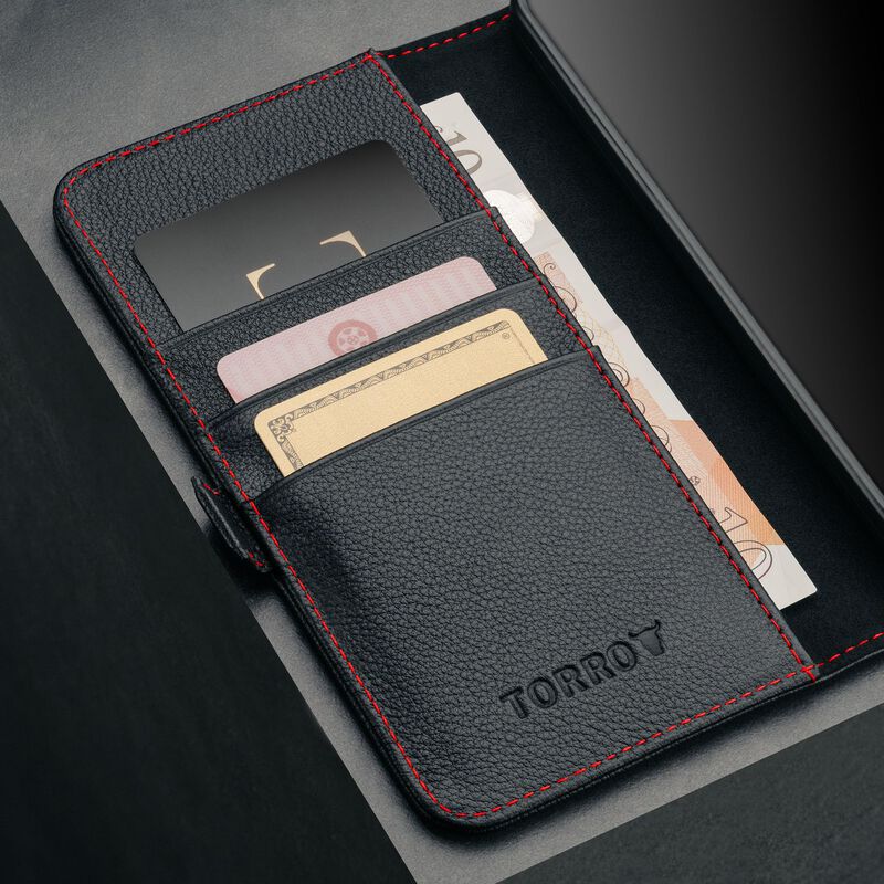 Funda Tipo Cartera De Piel Torro Para Samsung G... image number null