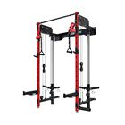 Power Rack Empotrado Plegable Gimnasio Multifuncional Poleas Centurfit