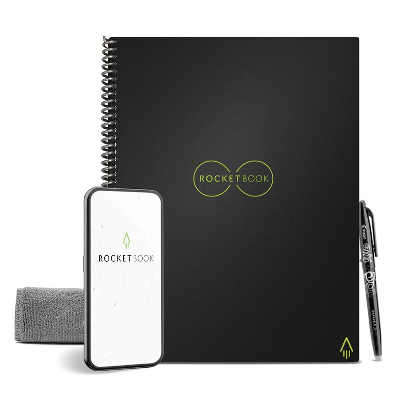 Cuaderno Rocketbook Core En Espiral Reutilizabl... image number null