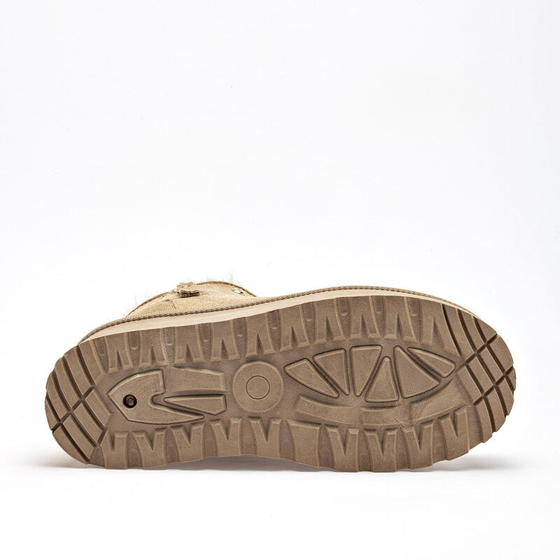 Moramora Bota con peluche para mujer camel image number null