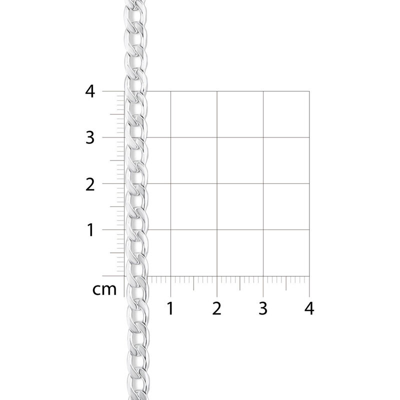 Cadena Plata Blanca 925 45cm 5mm image number null