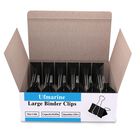 Clips De Encuadernaci&oacute;n Ufmarine, Grandes, 1,6 Cm De Longitud, 0,65 Cm De Capacidad, 72 Unidades