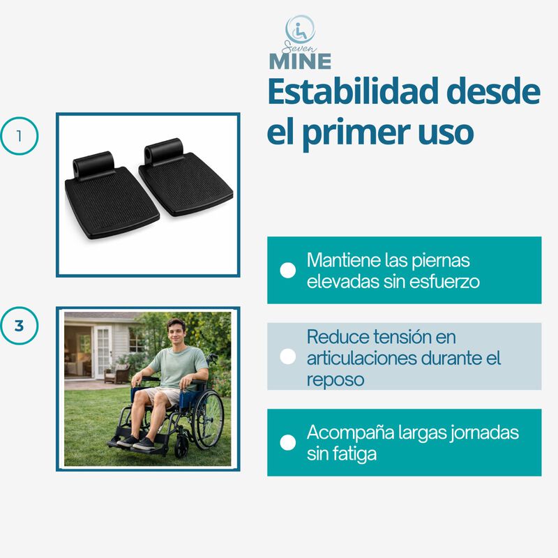 Repuesto Reposapi&eacute;s Silla de Ruedas Universal P... image number null