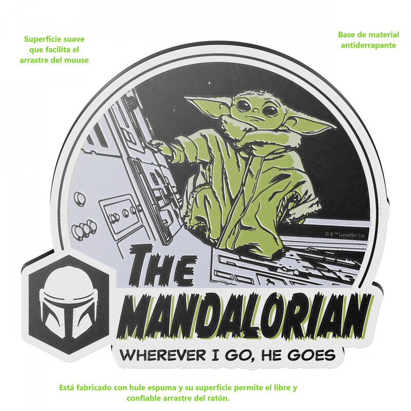 Mouse Pad Star Wars modelo Grogu TM image number null