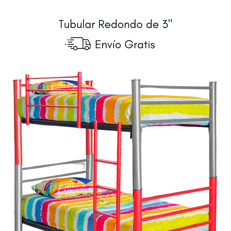 Litera Individual Kids Color Rojo Plata image number null