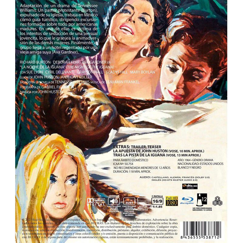 La Noche De La Iguana Blu-ray 1964 image number null