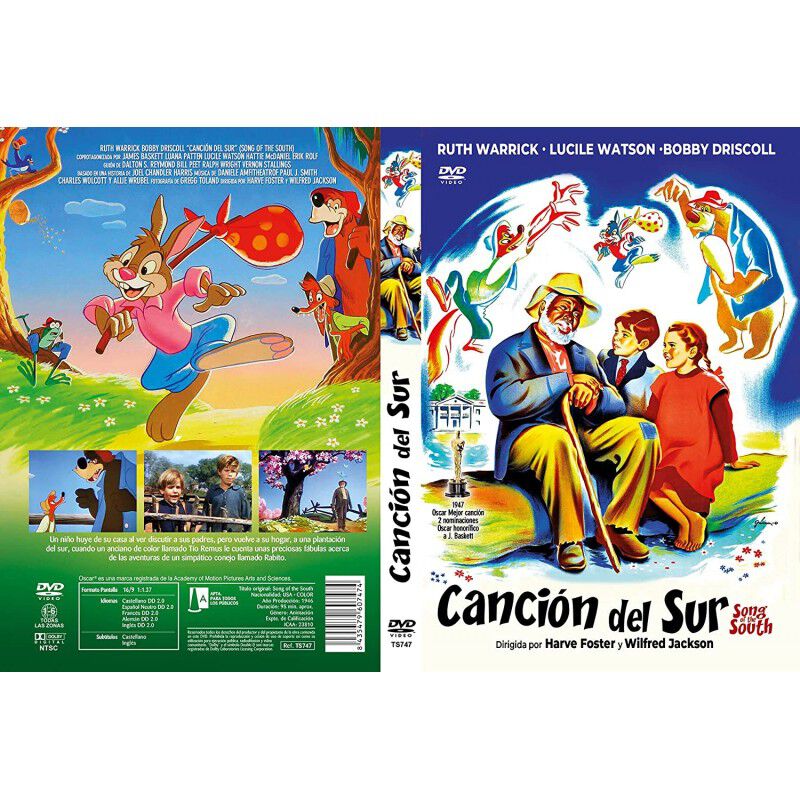 Canci&oacute;n Del Sur Dvd. 1946 Song Of The South [dv... image number null