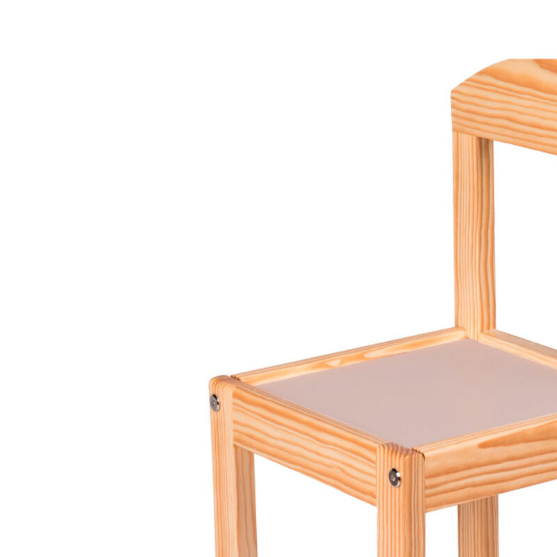 Silla Redondeada de Madera para Niños | Estilo ... image number null