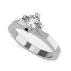 Anillo de Compromiso de 14K con Diamante de Laboratorio 0.20 CT F VS1 Talla 7.5 ORO BLANCO 14K &ndash; / M404-20-14W-LG-75