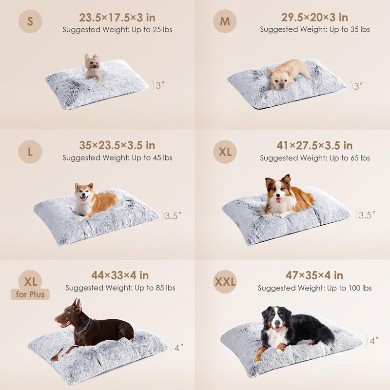 Cama Para Perros Eheyciga De Felpa Extra Grande... image number null