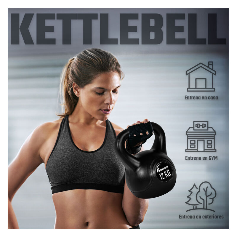 Pesa Rusa Kettlebell 12kg 26.5lb Cross Fitness ... image number null