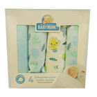 S&aacute;bana Reci&eacute;n Nacido Baby Mink Manta 4pz Azul