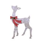 Led Yard Decor Celebrations Fawn, 34,5 Pulgadas, 45 Led De Color Blanco C&aacute;lido