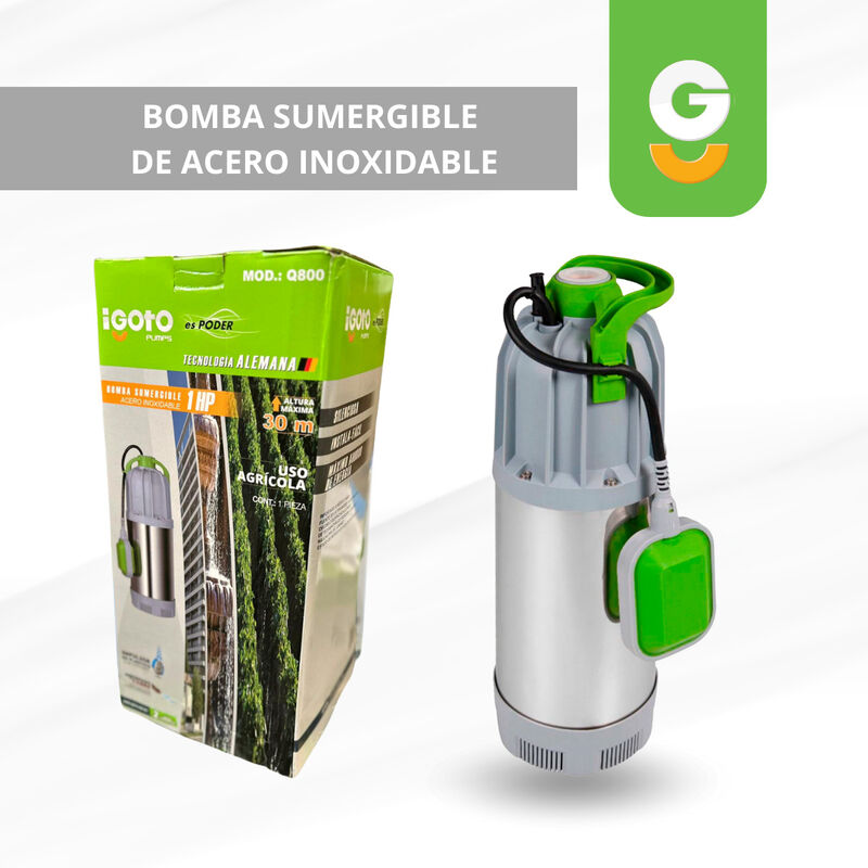 Bomba Sumergible De Acero Inoxidable 1hp Igot... image number null