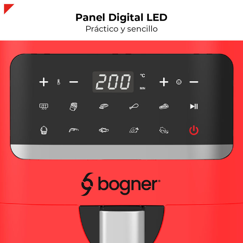 Bogner Freidora De Aire Alta Velocidad 3.3 L Ba... image number null