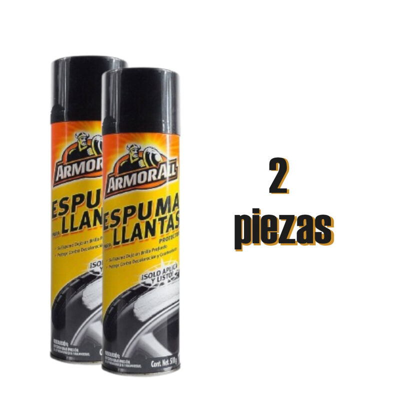 Espuma limpieza llantas Armor All 510g brillo n... image number null