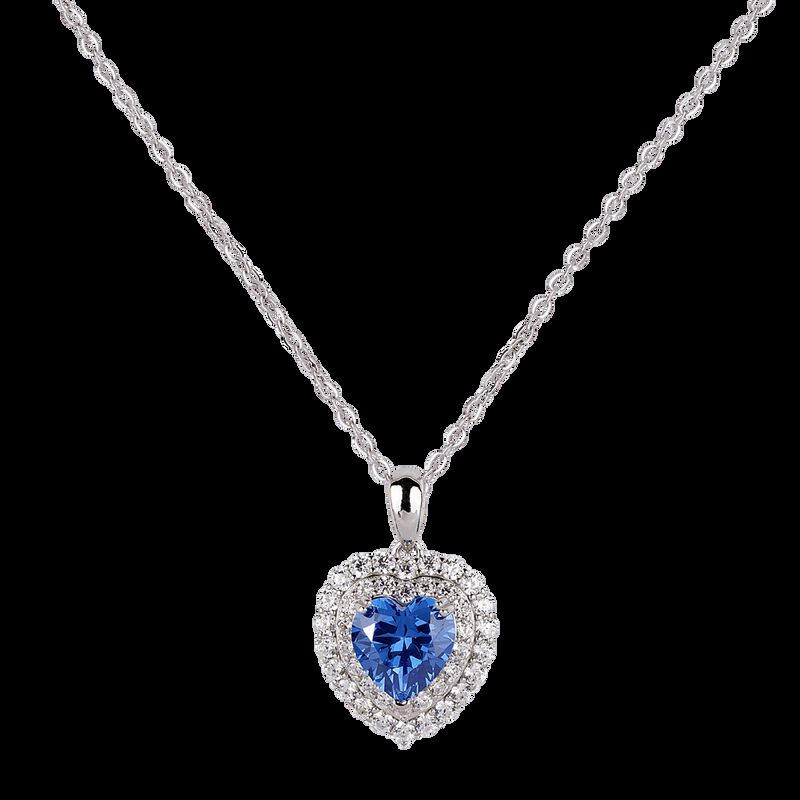 Collar Zaria LuckyLy Plata .925 con Zirconia C&uacute;... image number null