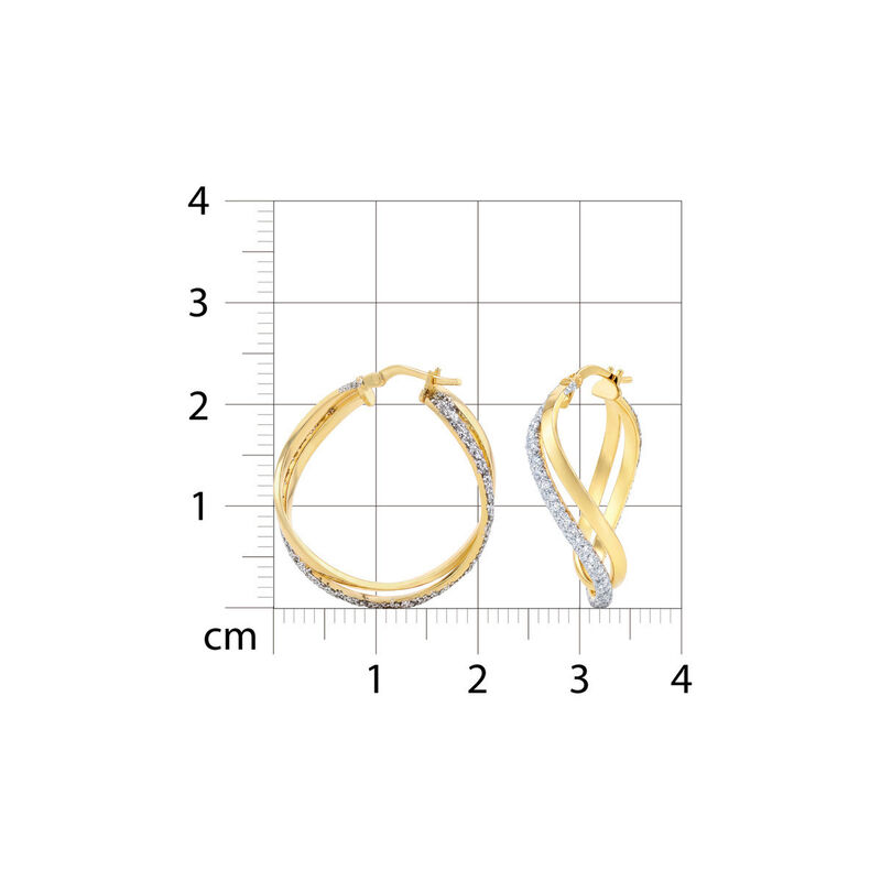 Arracadas 2begold Amarillo (925+1/10 14k) Con G... image number null