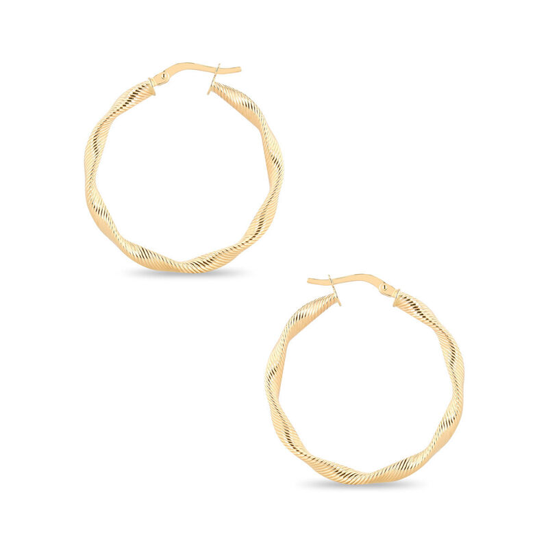 Arracadas De Oro Amarillo 14K (25Mm Aprox) image number null