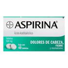 ASPIRINA 500 MG TABLETA C40