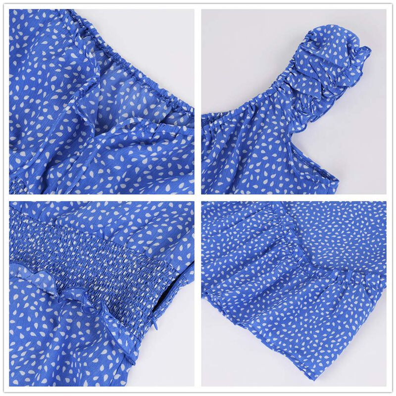 Vestido Yobecho XX-Large Azul Estampado Floral ... image number null