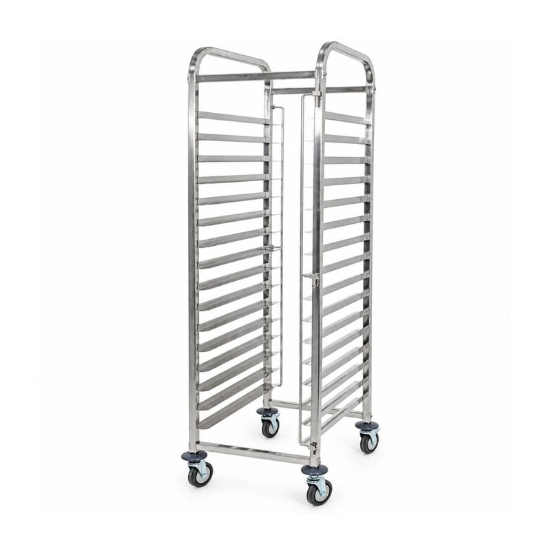 Rack Espiguero 16 Niveles 96kg Ss201 Ruedas Fre... image number null