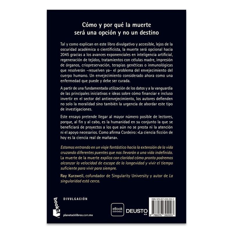 La Muerte De La Muerte, De Jos&eacute; Luis Cordeiro, ... image number null