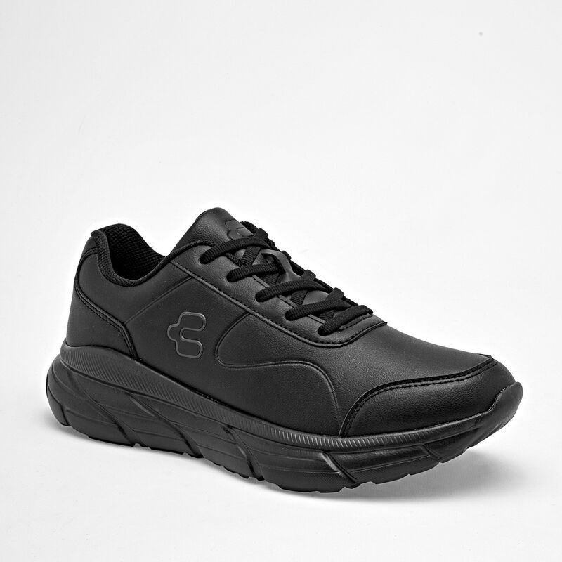 Charly Tenis urbano para hombre. Negro, walking image number null