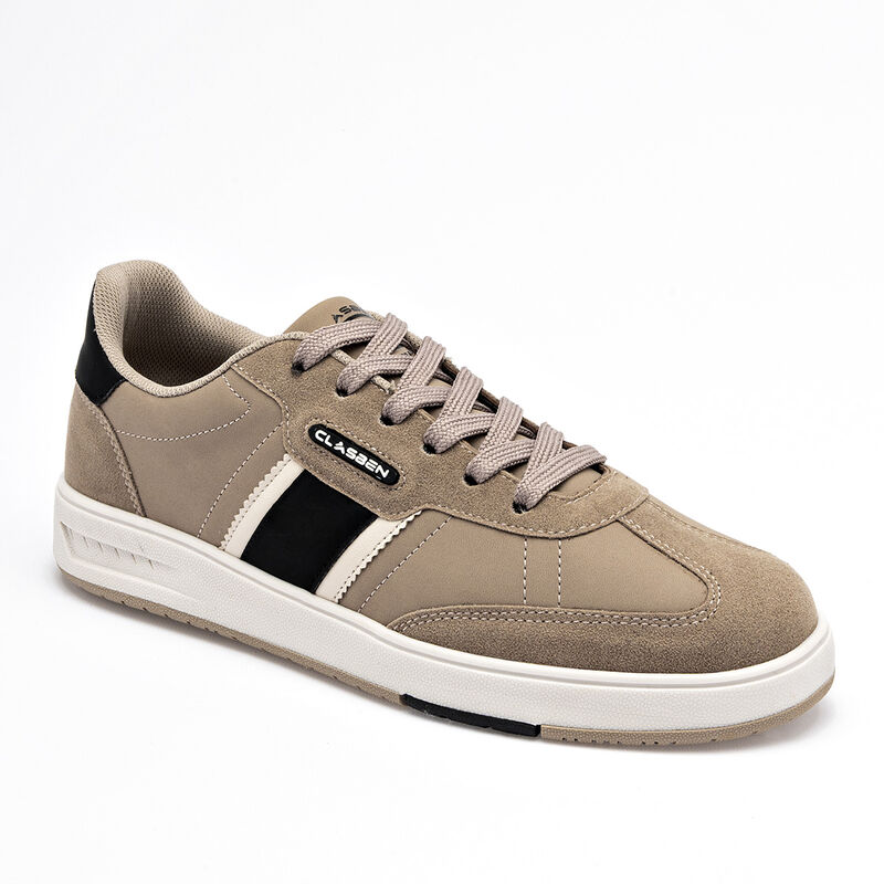 Clasben tenis para hombre beige negro cod 14118... image number null