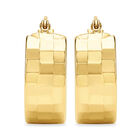 Arracadas 2begold Amarillo Diamantado (925+1/10 14k) (10mm Aprox)