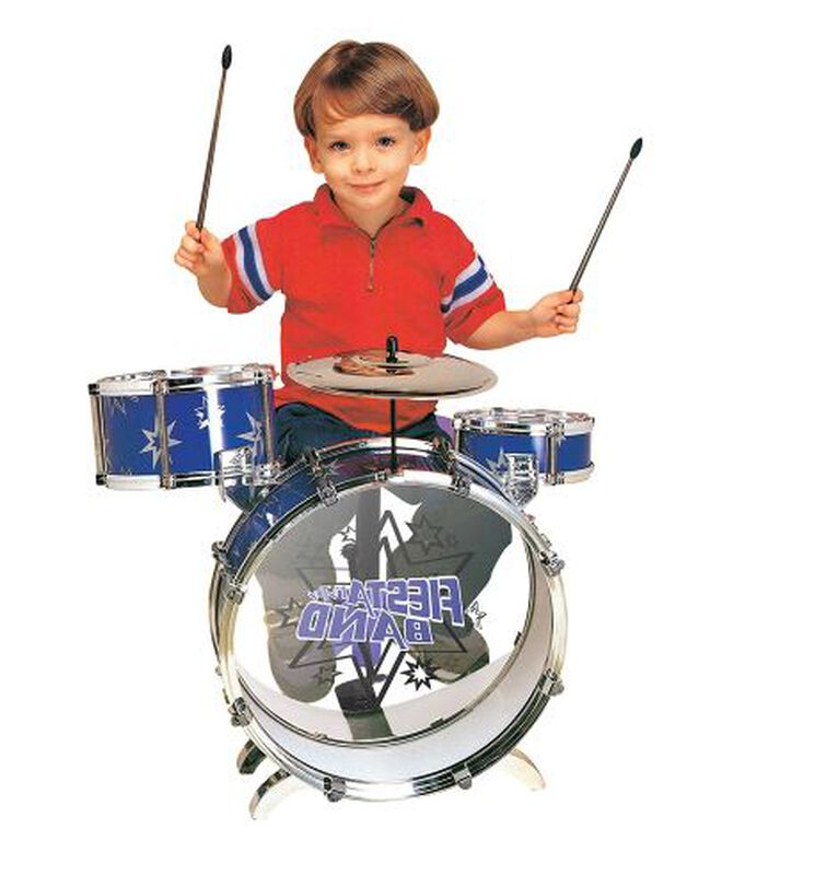 Bateria Ifantil Mytoy Fiesta Band Azul Mod 57... image number null
