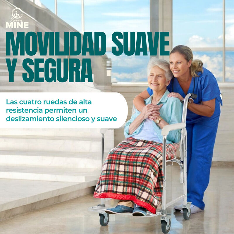 Silla Comodo  con Ruedas y Frenos Traseros | Si... image number null