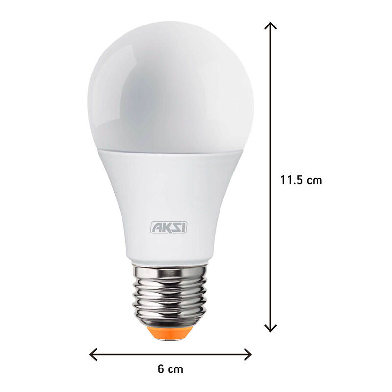 Pack de 6 focos LED Aksi 12W A19 Dimeable Base ... image number null