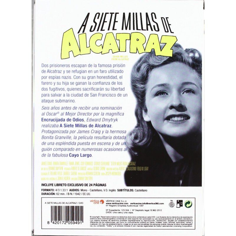 A Siete Millas De Alcatraz (dvd) image number null