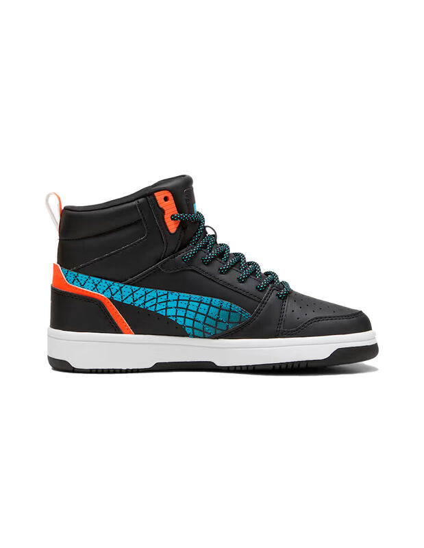 Tenis Joven Rebound V6 Mid Techie Bud Negro 397... image number null