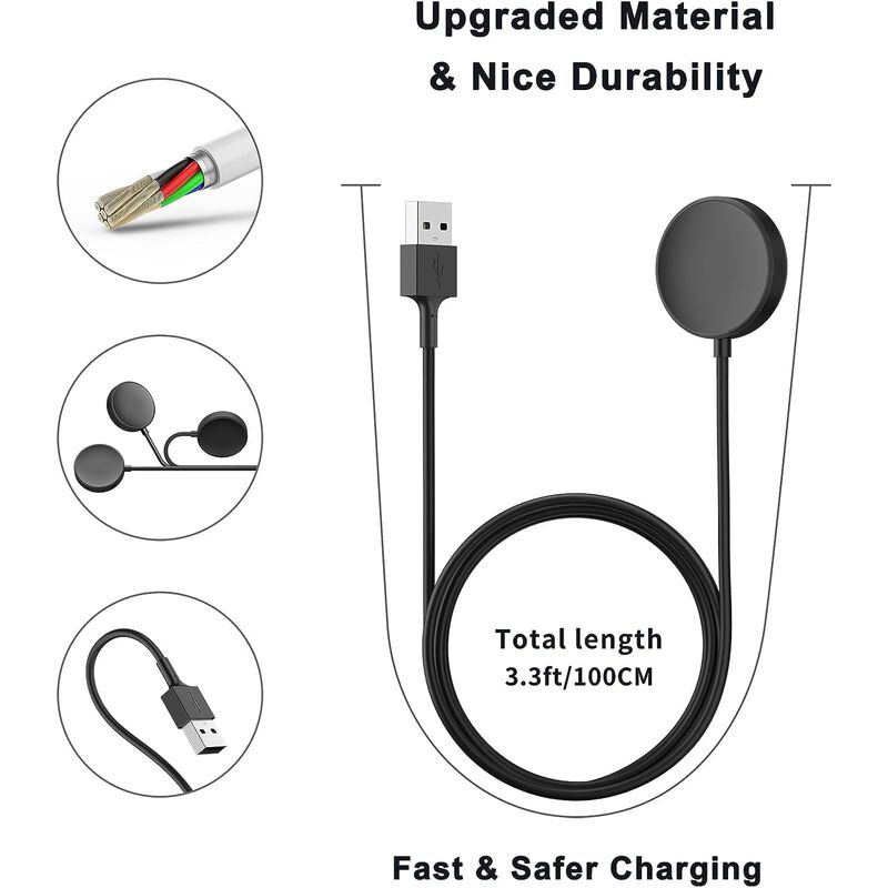 Cable de carga Meliya Pack de 2 (1m) para Galax... image number null