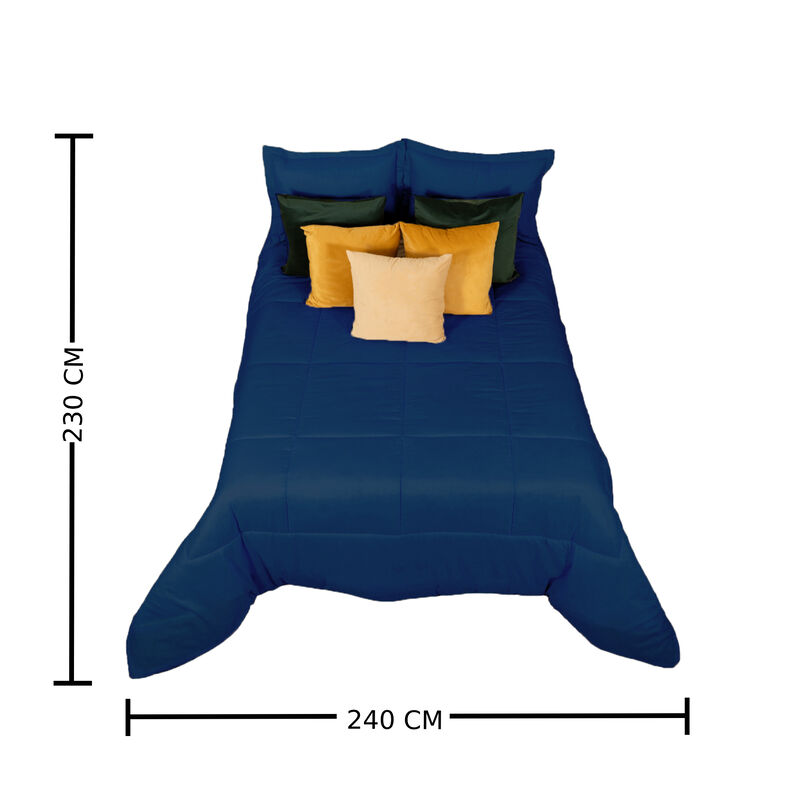 Edredon Duvet Santorini Matrimonial Marino/Gris... image number null