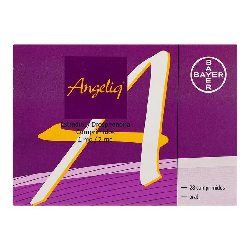 Angeliq 1mg/2mg caja con 28 comprimidos image number null